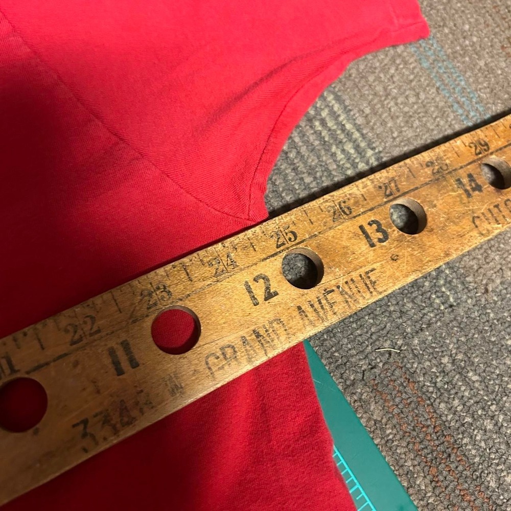 Vintage 90s Polo Ralph Lauren Red Pocket T Shirt Mens XL Made in USA T-Shirt - Picture 5 of 6